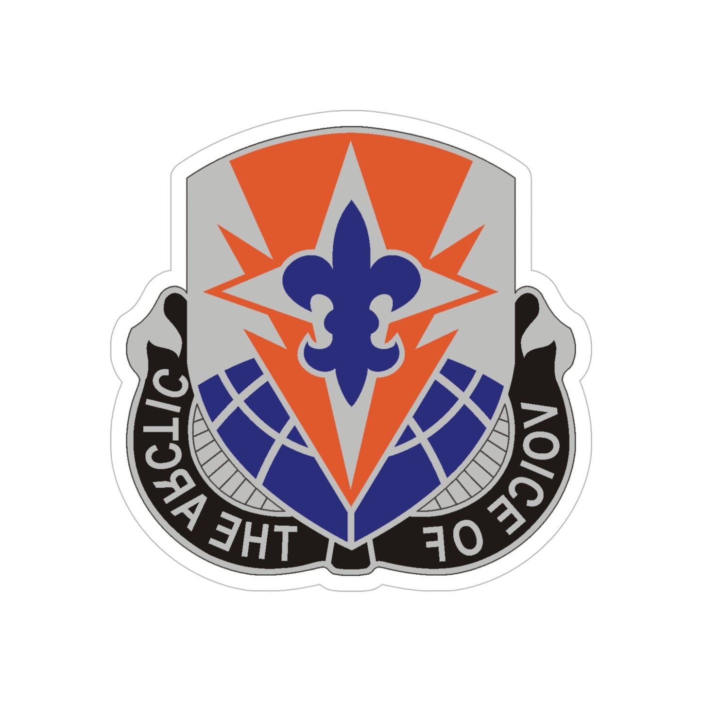 59 Signal Battalion (U.S. Army) REVERSE PRINT Transparent STICKER-6" × 6"-The Sticker Space