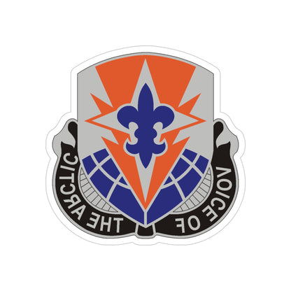 59 Signal Battalion (U.S. Army) REVERSE PRINT Transparent STICKER-6" × 6"-The Sticker Space