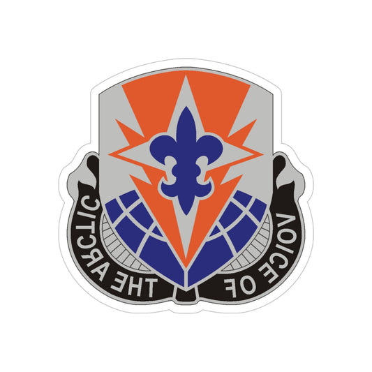 59 Signal Battalion (U.S. Army) REVERSE PRINT Transparent STICKER-6" × 6"-The Sticker Space