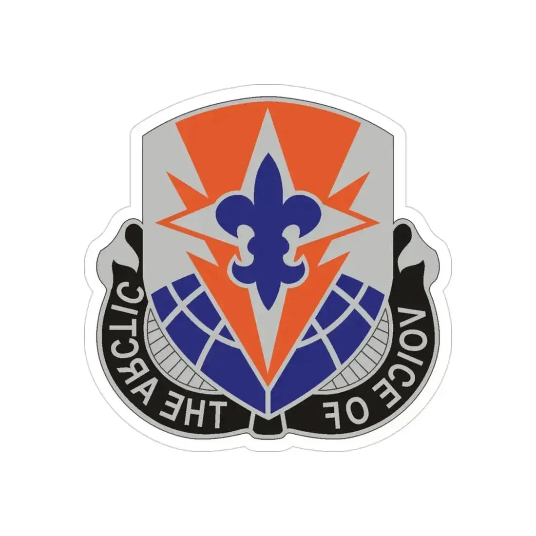 59 Signal Battalion (U.S. Army) REVERSE PRINT Transparent Die-Cut STICKER - The Sticker Space
