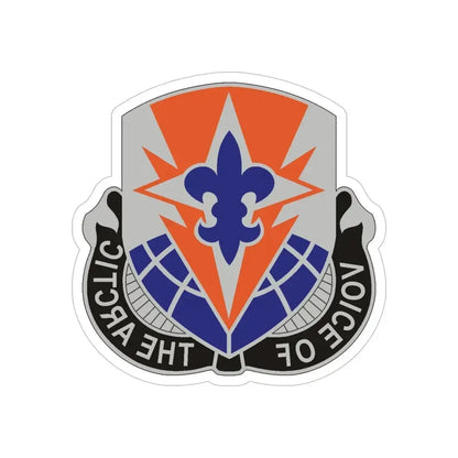 59 Signal Battalion (U.S. Army) REVERSE PRINT Transparent Die-Cut STICKER - The Sticker Space