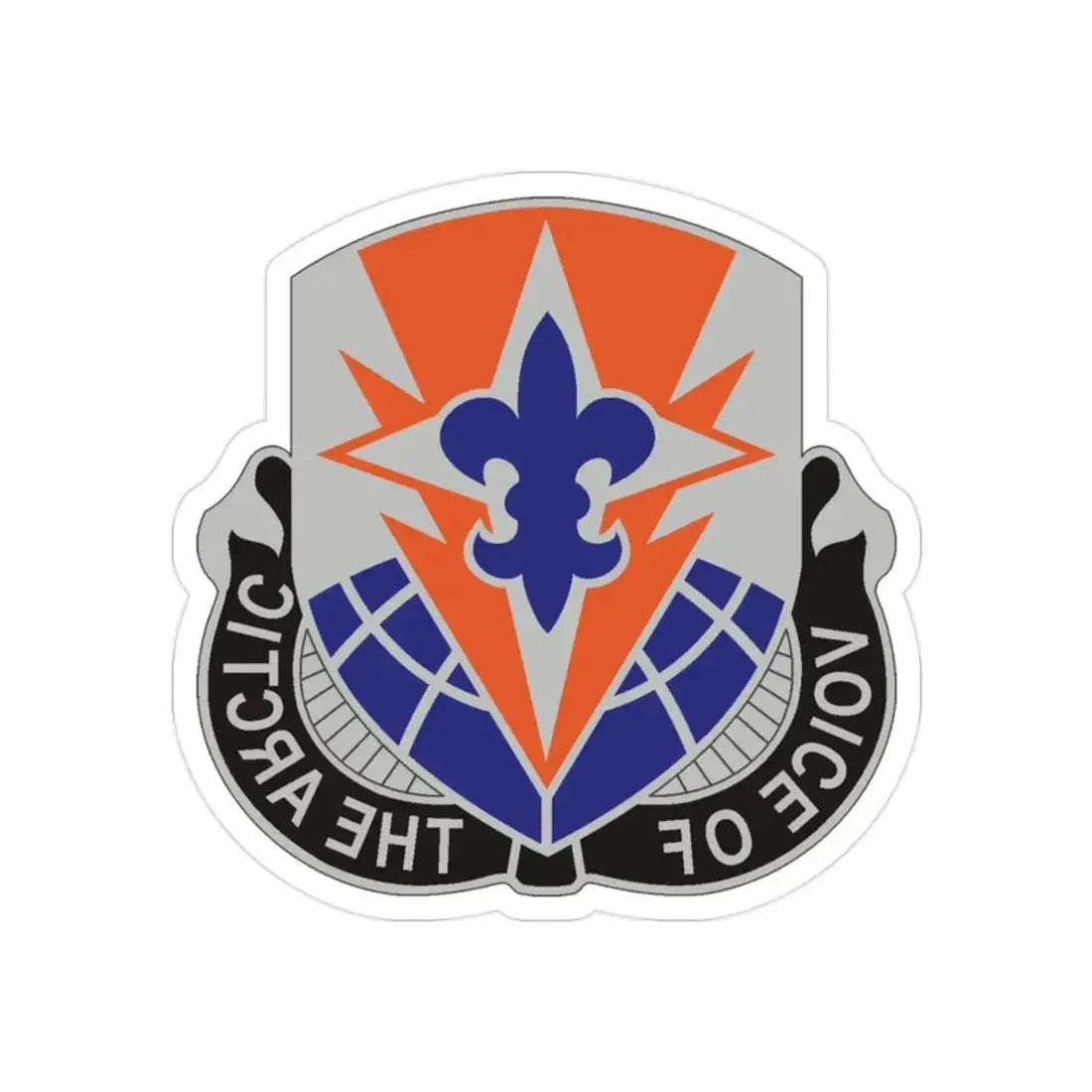 59 Signal Battalion (U.S. Army) REVERSE PRINT Transparent Die-Cut STICKER - The Sticker Space