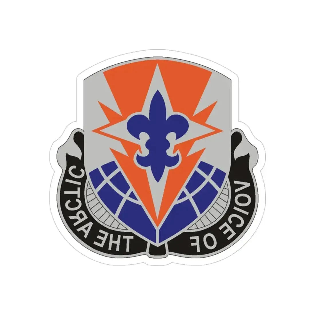 59 Signal Battalion (U.S. Army) REVERSE PRINT Transparent Die-Cut STICKER - The Sticker Space