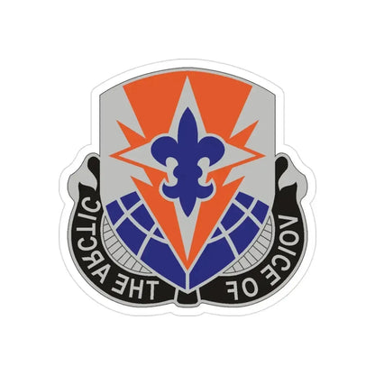 59 Signal Battalion (U.S. Army) REVERSE PRINT Transparent Die-Cut STICKER - The Sticker Space