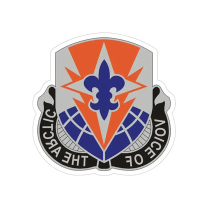 59 Signal Battalion (U.S. Army) REVERSE PRINT Transparent Die-Cut STICKER - The Sticker Space