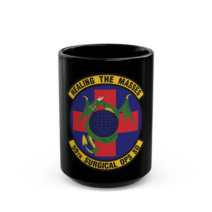 59 Surgical Operations Squadron AETC (U.S. Air Force) Black Coffee Mug-15oz-The Sticker Space