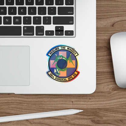 59 Surgical Operations Squadron AETC (U.S. Air Force) Holographic STICKER Die-Cut Vinyl Decal-The Sticker Space