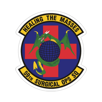 59 Surgical Operations Squadron AETC (U.S. Air Force) STICKER Vinyl Die-Cut Decal-2 Inch-The Sticker Space