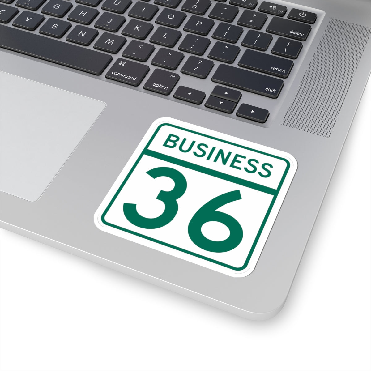MD Route 36 Business (Maryland) (Road Sign) STICKER Vinyl Kiss-Cut Decal