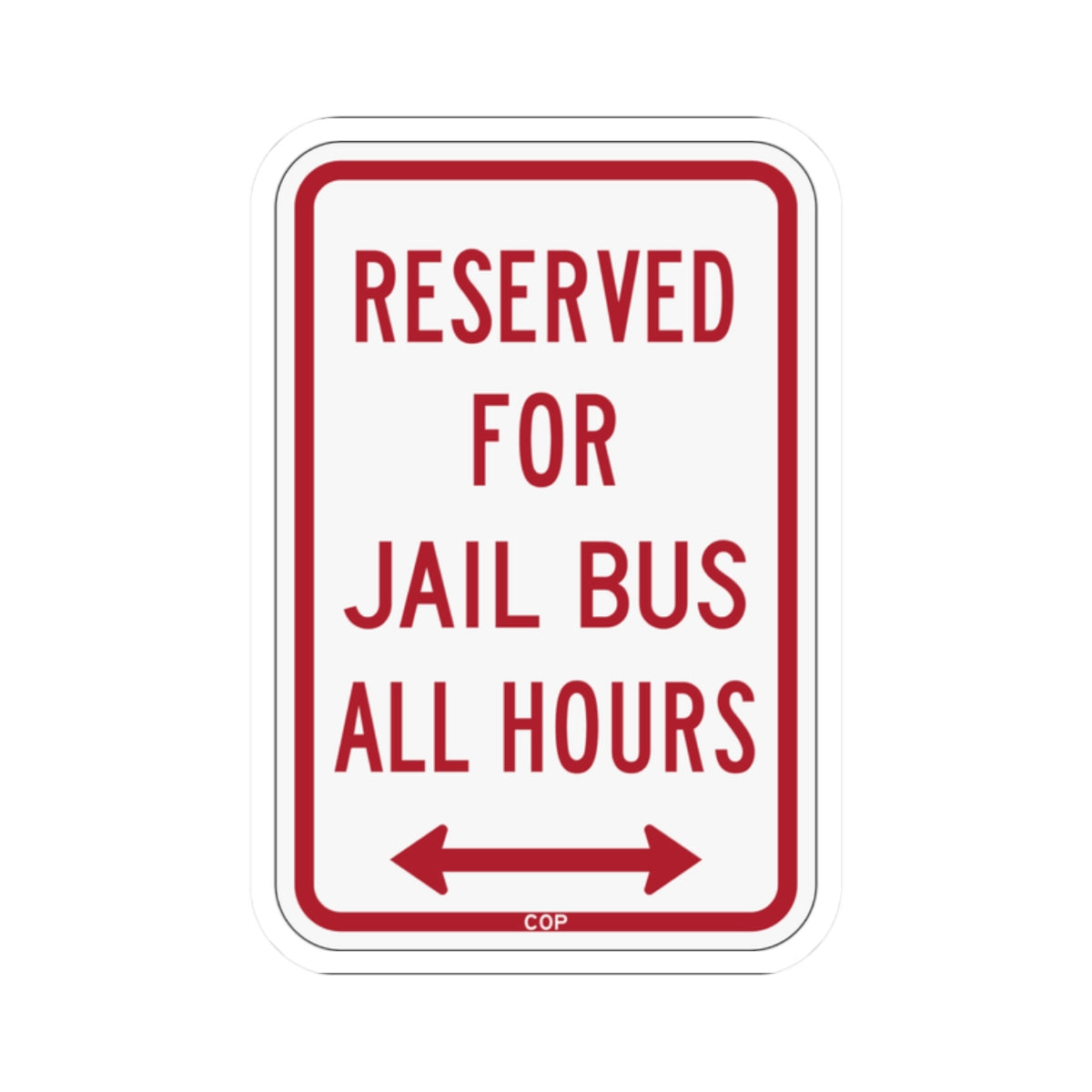 PBOT Road sign P4140D (Oregon) (Road Sign) STICKER Vinyl Kiss-Cut Decal