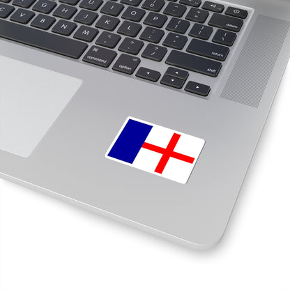 Flag of Cargese (France) STICKER Vinyl Kiss-Cut Decal