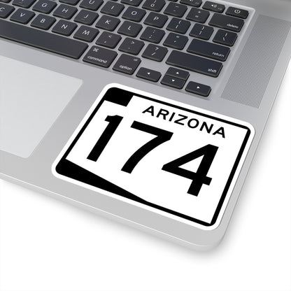 Arizona 174 (Arizona) (Road Sign) STICKER Vinyl Kiss-Cut Decal