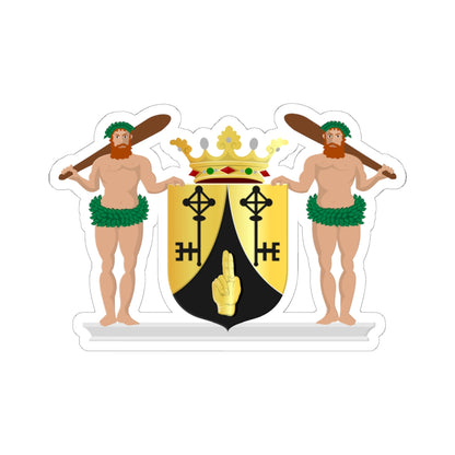 Anloo wapen (Netherlands) (Coat of Arms) STICKER Vinyl Kiss-Cut Decal
