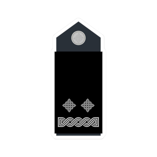 Naramenica službene odore natporučnika HRZ i PZO (Croatia) (Military Rank) STICKER Vinyl Kiss-Cut Decal