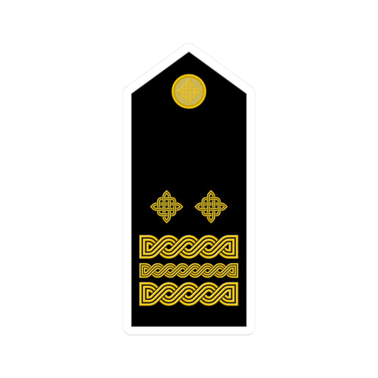 Naramenica svečane odore generala bojnika HKoV (Croatia) (Military Rank) STICKER Vinyl Kiss-Cut Decal