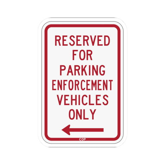 PBOT Road sign P4100L (Oregon) (Road Sign) STICKER Vinyl Kiss-Cut Decal