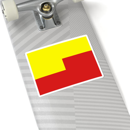 Flag of Nordkapp (Norway) STICKER Vinyl Kiss-Cut Decal
