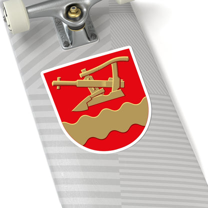Aura.vaakuna (Finland) (Coat of Arms) STICKER Vinyl Kiss-Cut Decal