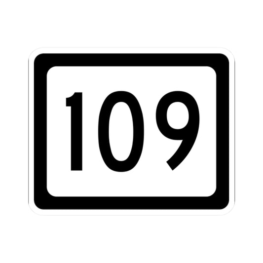 WV-109 (Virginia) (Road Sign) STICKER Vinyl Kiss-Cut Decal
