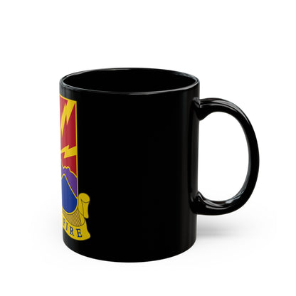 593rd Field Artillery Battalion (U.S. Army) Black Coffee Mug-The Sticker Space