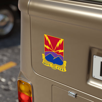 593rd Field Artillery Battalion (U.S. Army) Transparent STICKER Die-Cut Vinyl Decal-The Sticker Space