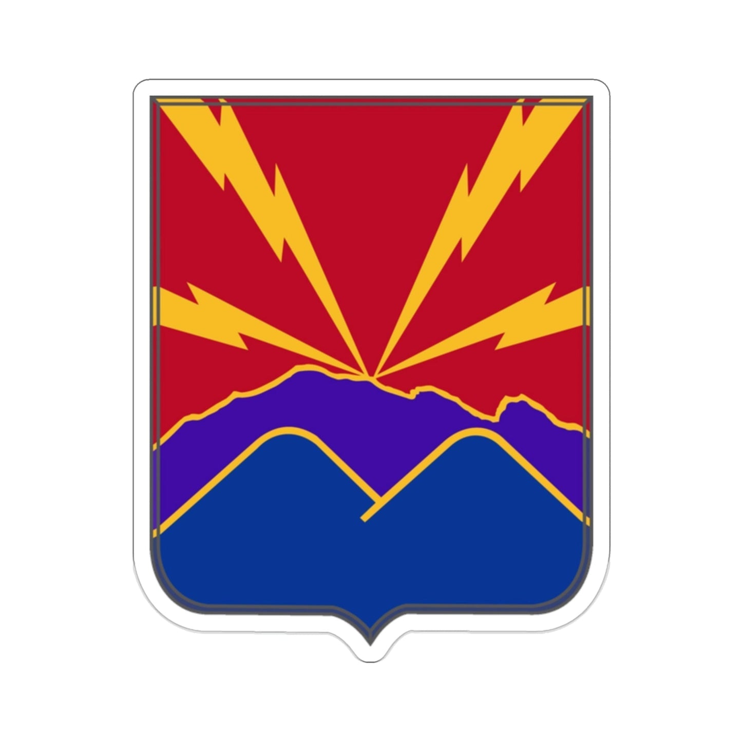 593rd Field Artillery Battalion v2 (U.S. Army) STICKER Vinyl Die-Cut Decal-2 Inch-The Sticker Space