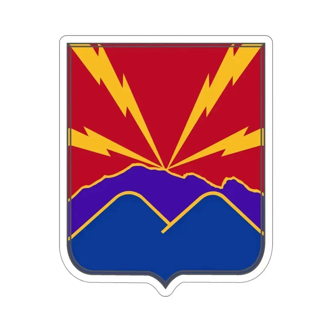 593rd Field Artillery Battalion v2 (U.S. Army) STICKER Vinyl Die-Cut Decal 5 Inch - The Sticker Space