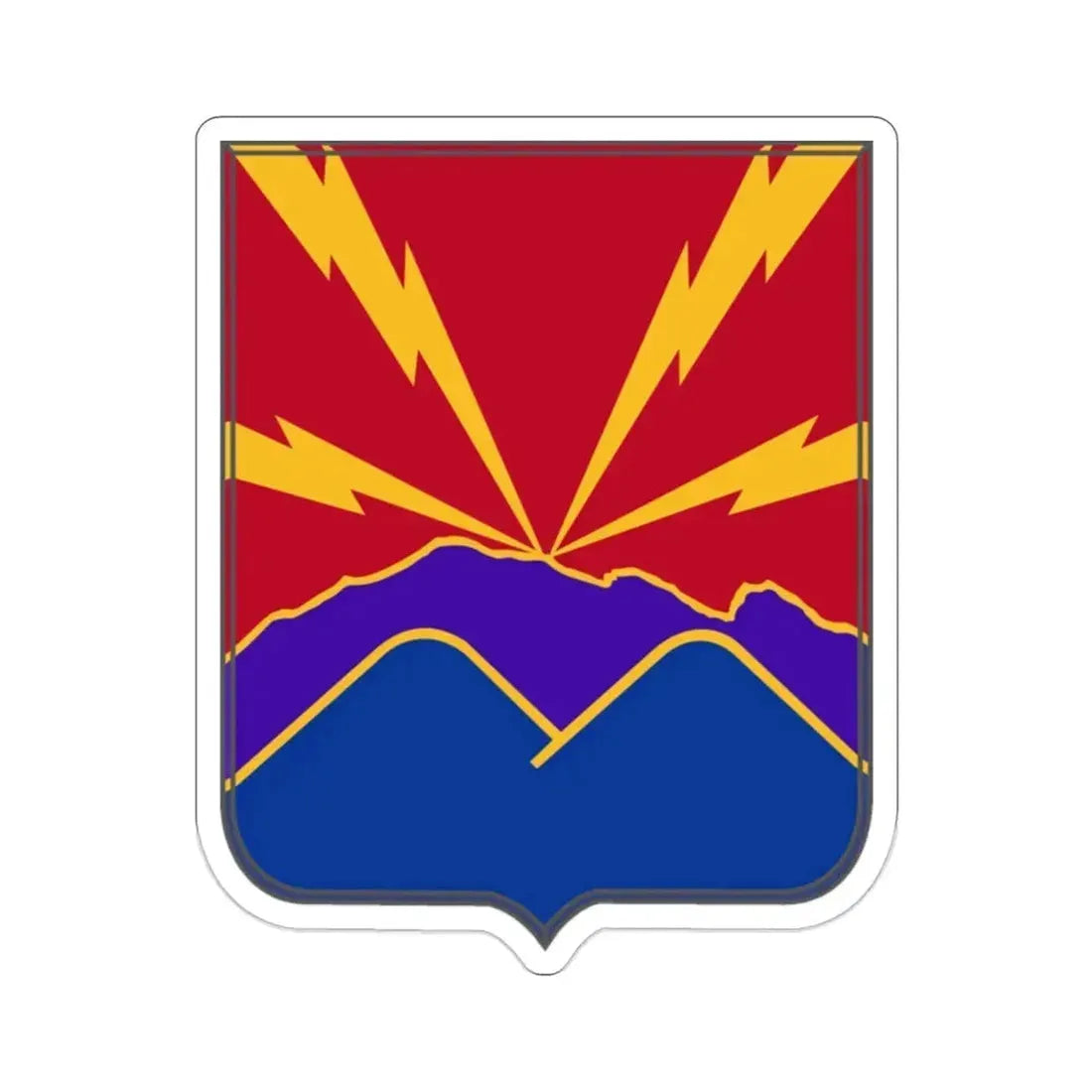593rd Field Artillery Battalion v2 (U.S. Army) STICKER Vinyl Die-Cut Decal - The Sticker Space
