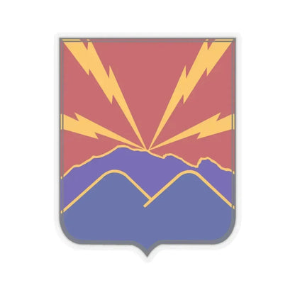 593rd Field Artillery Battalion v2 (U.S. Army) STICKER Vinyl Kiss-Cut Decal 4 Inch Transparent - The Sticker Space