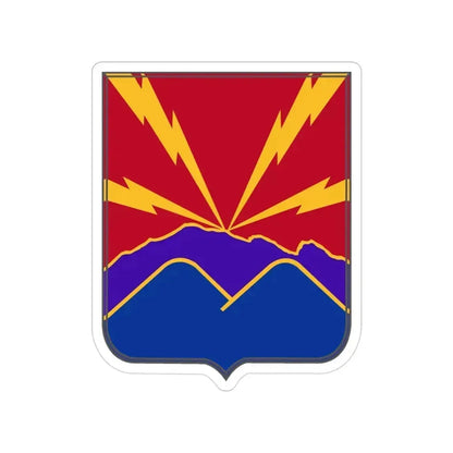 593rd Field Artillery Battalion v2 (U.S. Army) Transparent STICKER Die-Cut Vinyl Decal 3 Inch - The Sticker Space