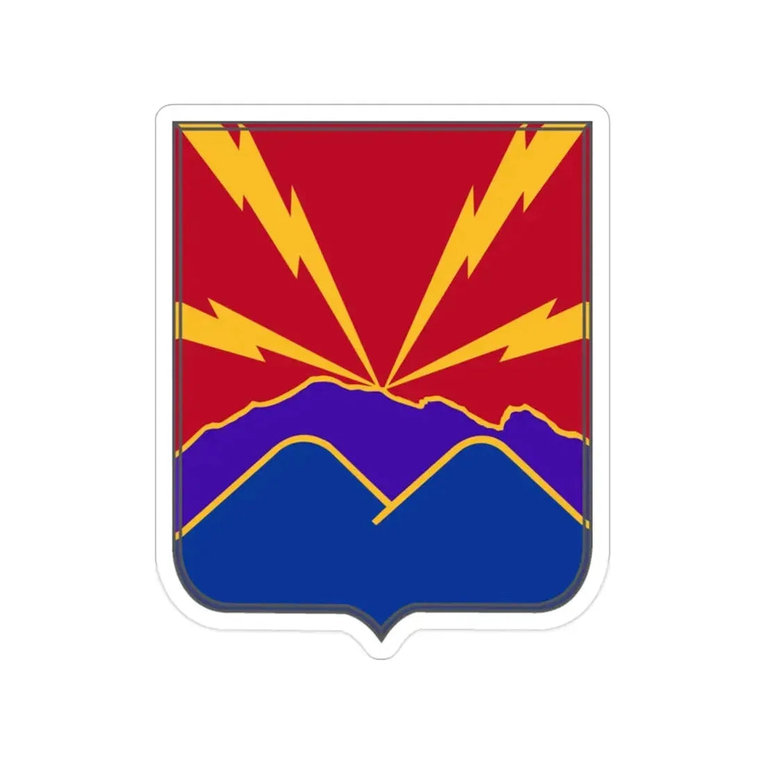 593rd Field Artillery Battalion v2 (U.S. Army) Transparent STICKER Die-Cut Vinyl Decal - The Sticker Space