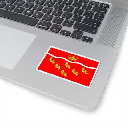 Flag of East Sussex (England) STICKER Vinyl Kiss-Cut Decal