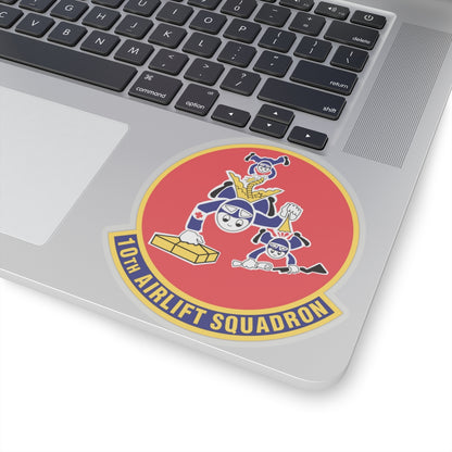 10th Airlift Squadron 2 (U.S. Air Force) STICKER Vinyl Kiss-Cut Decal