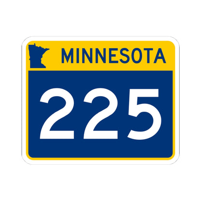 MN-225 wide (Minnesota) (Road Sign) STICKER Vinyl Kiss-Cut Decal