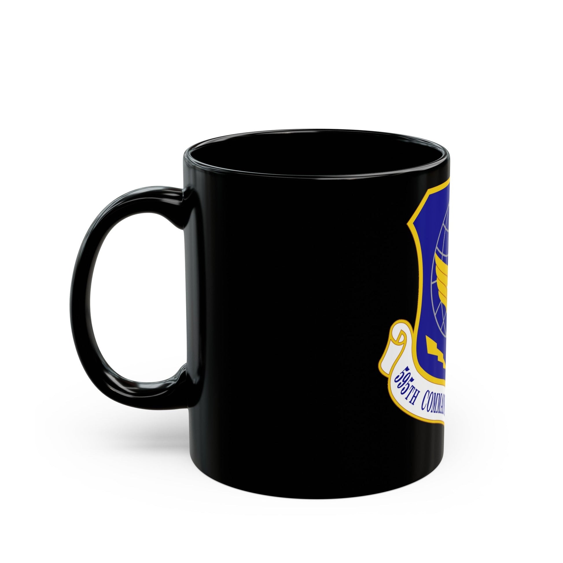 595 Command and Control Group AFSPC (U.S. Air Force) Black Coffee Mug-The Sticker Space