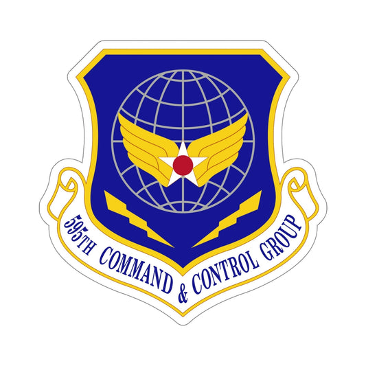 595 Command and Control Group AFSPC (U.S. Air Force) STICKER Vinyl Die-Cut Decal-6 Inch-The Sticker Space