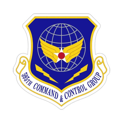 595 Command and Control Group AFSPC (U.S. Air Force) STICKER Vinyl Die-Cut Decal 2 Inch - The Sticker Space