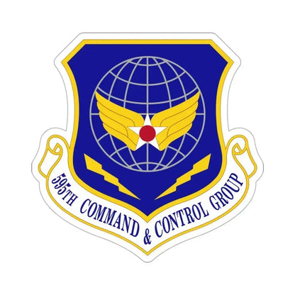 595 Command and Control Group AFSPC (U.S. Air Force) STICKER Vinyl Die-Cut Decal 3 Inch - The Sticker Space