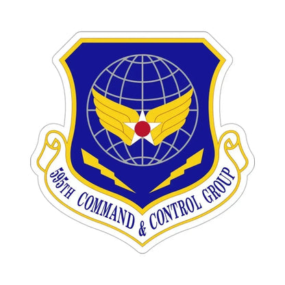 595 Command and Control Group AFSPC (U.S. Air Force) STICKER Vinyl Die-Cut Decal 3 Inch - The Sticker Space