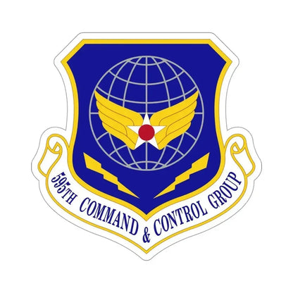 595 Command and Control Group AFSPC (U.S. Air Force) STICKER Vinyl Die-Cut Decal 4 Inch - The Sticker Space