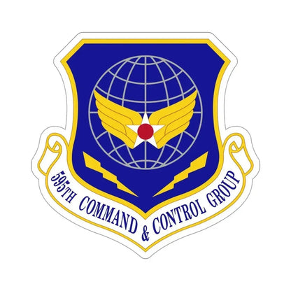 595 Command and Control Group AFSPC (U.S. Air Force) STICKER Vinyl Die-Cut Decal 4 Inch - The Sticker Space