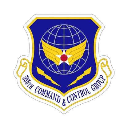 595 Command and Control Group AFSPC (U.S. Air Force) STICKER Vinyl Die-Cut Decal 5 Inch - The Sticker Space