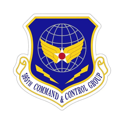 595 Command and Control Group AFSPC (U.S. Air Force) STICKER Vinyl Die-Cut Decal 5 Inch - The Sticker Space