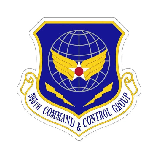 595 Command and Control Group AFSPC (U.S. Air Force) STICKER Vinyl Die-Cut Decal 6 Inch - The Sticker Space