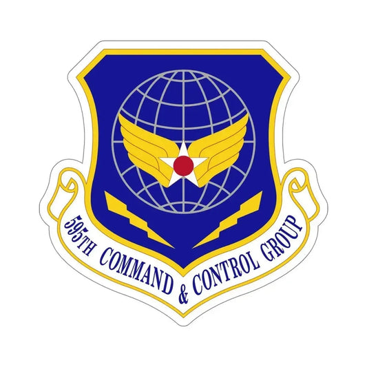 595 Command and Control Group AFSPC (U.S. Air Force) STICKER Vinyl Die-Cut Decal 6 Inch - The Sticker Space