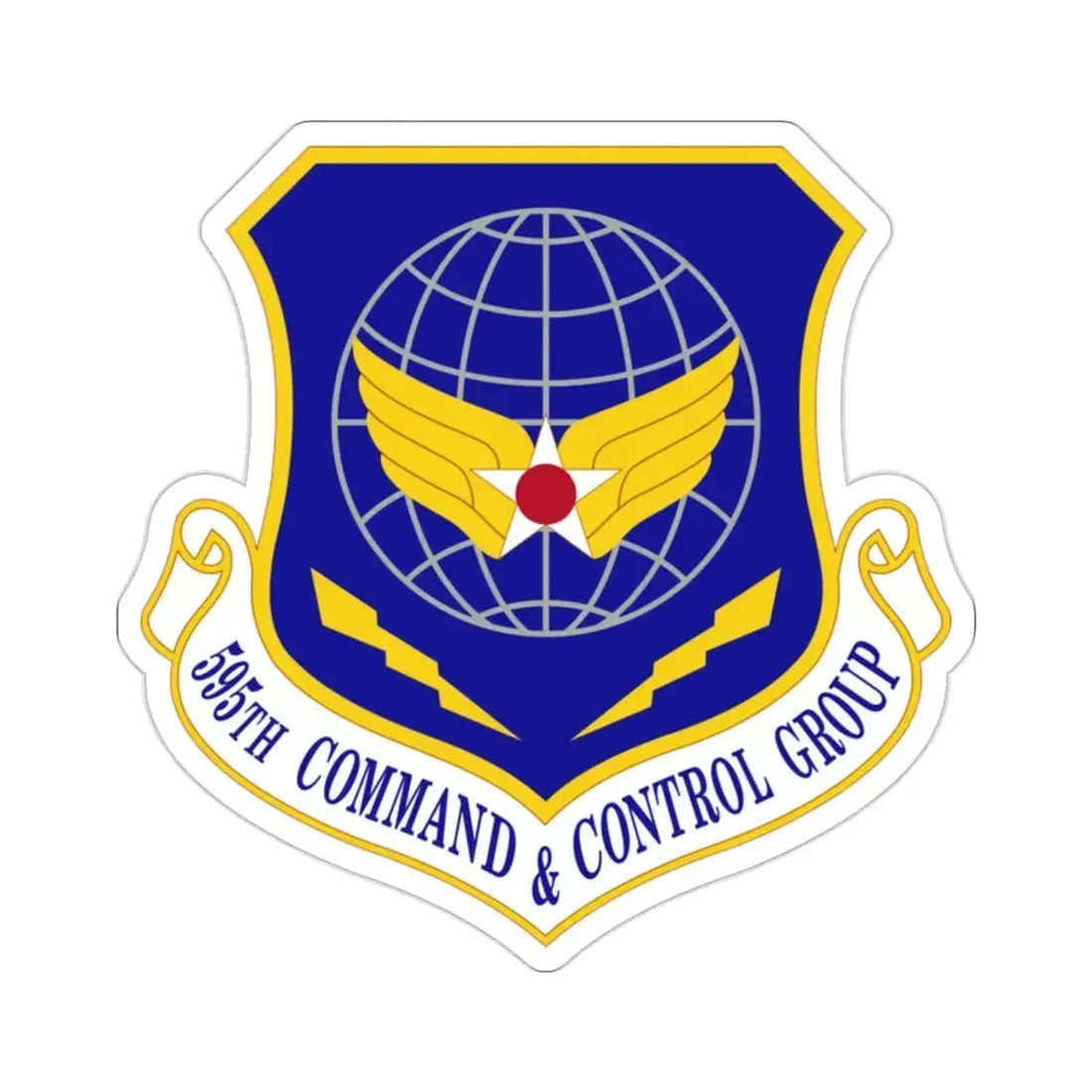 595 Command and Control Group AFSPC (U.S. Air Force) STICKER Vinyl Die-Cut Decal - The Sticker Space