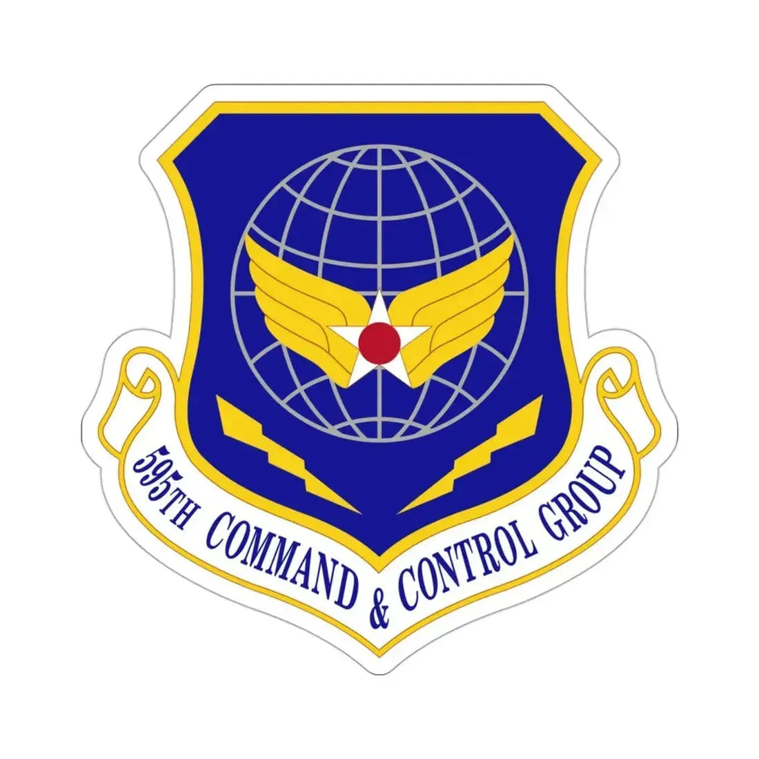 595 Command and Control Group AFSPC (U.S. Air Force) STICKER Vinyl Die-Cut Decal - The Sticker Space