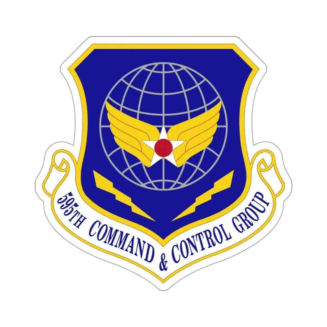 595 Command and Control Group AFSPC (U.S. Air Force) STICKER Vinyl Die-Cut Decal - The Sticker Space