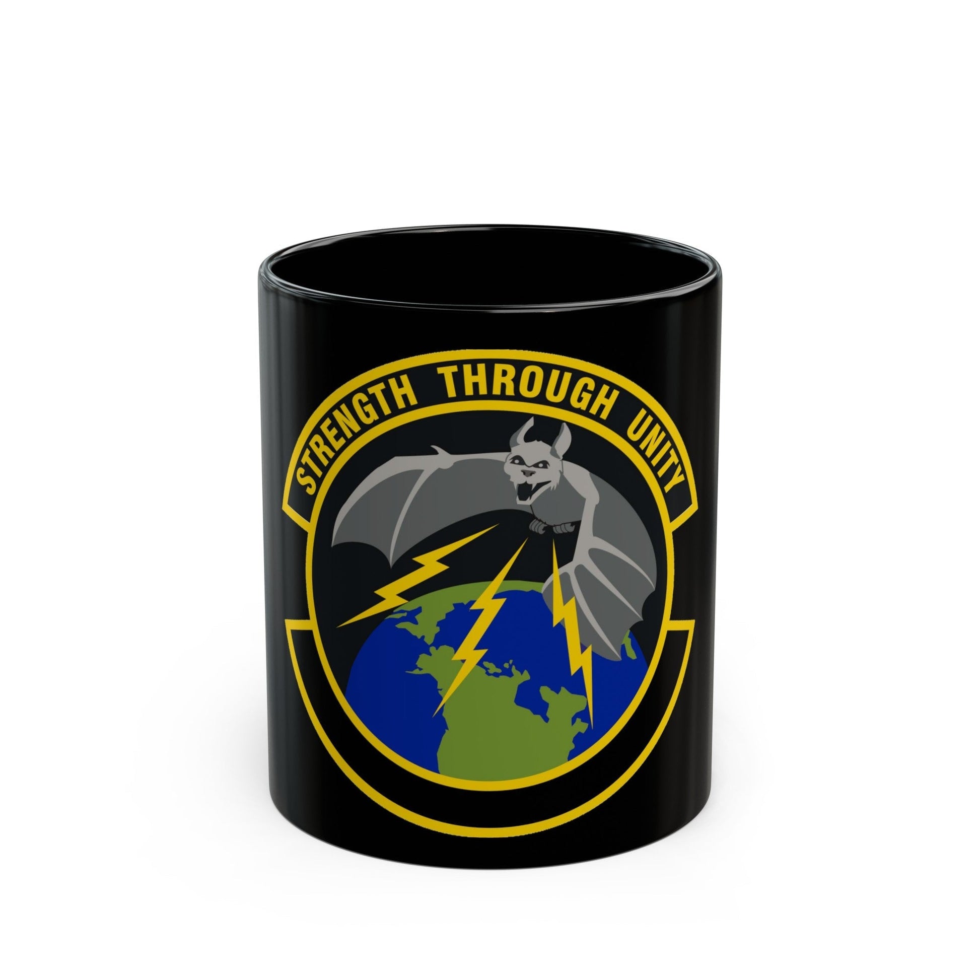 595 Operations Support Flight AFSPC (U.S. Air Force) Black Coffee Mug-11oz-The Sticker Space