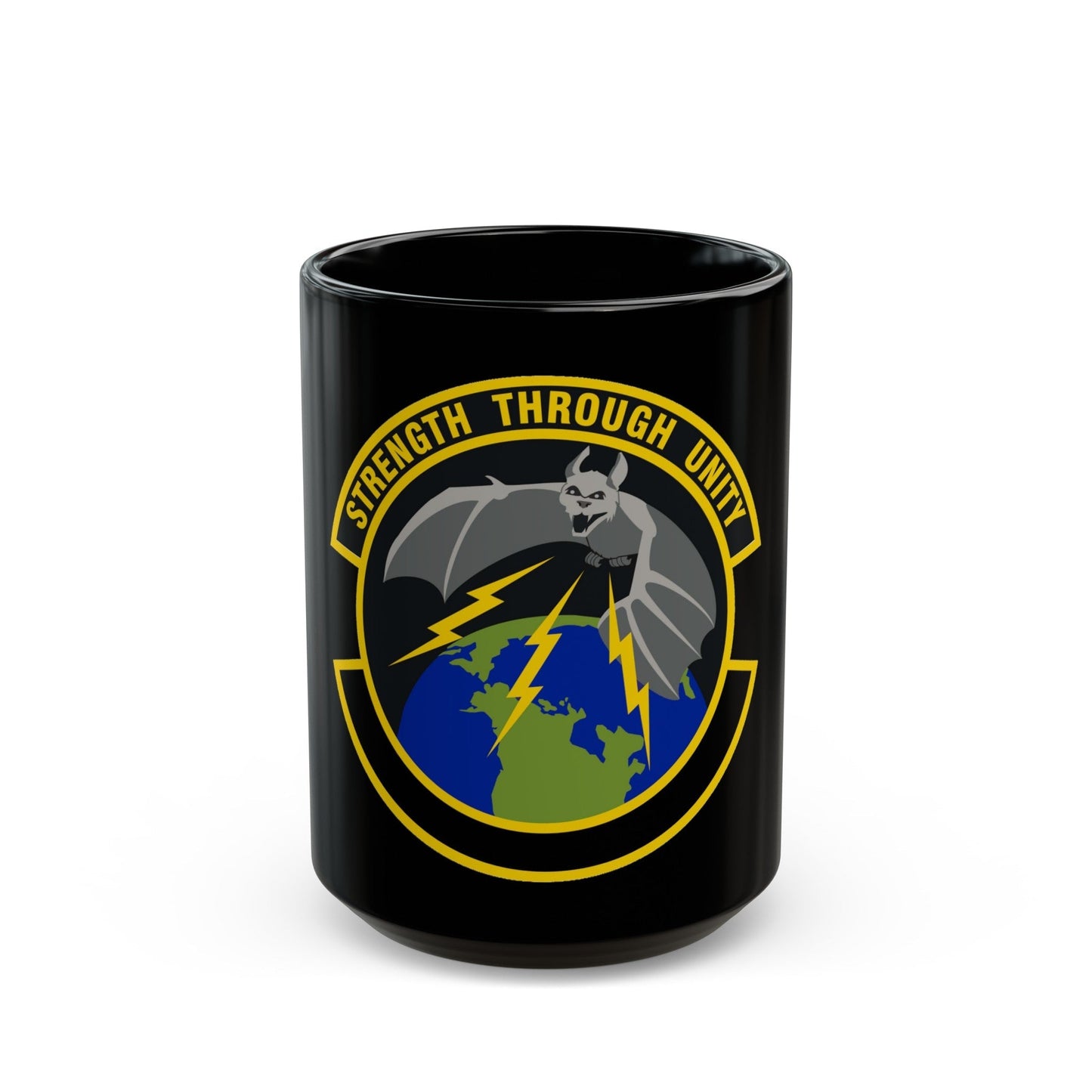 595 Operations Support Flight AFSPC (U.S. Air Force) Black Coffee Mug-15oz-The Sticker Space